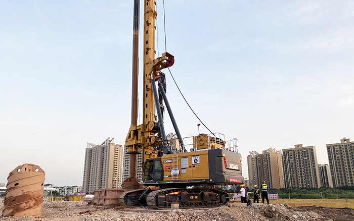 夯基珠江畔，徐工旋挖钻机助建超级工程！