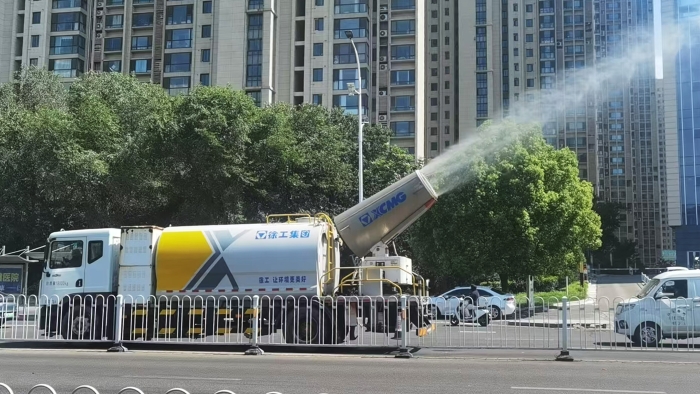 徐工多功能抑尘车，助力家乡徐州环境，更“净”一步！
